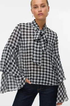 Vero Moda Bluse vmSia LS Flounce