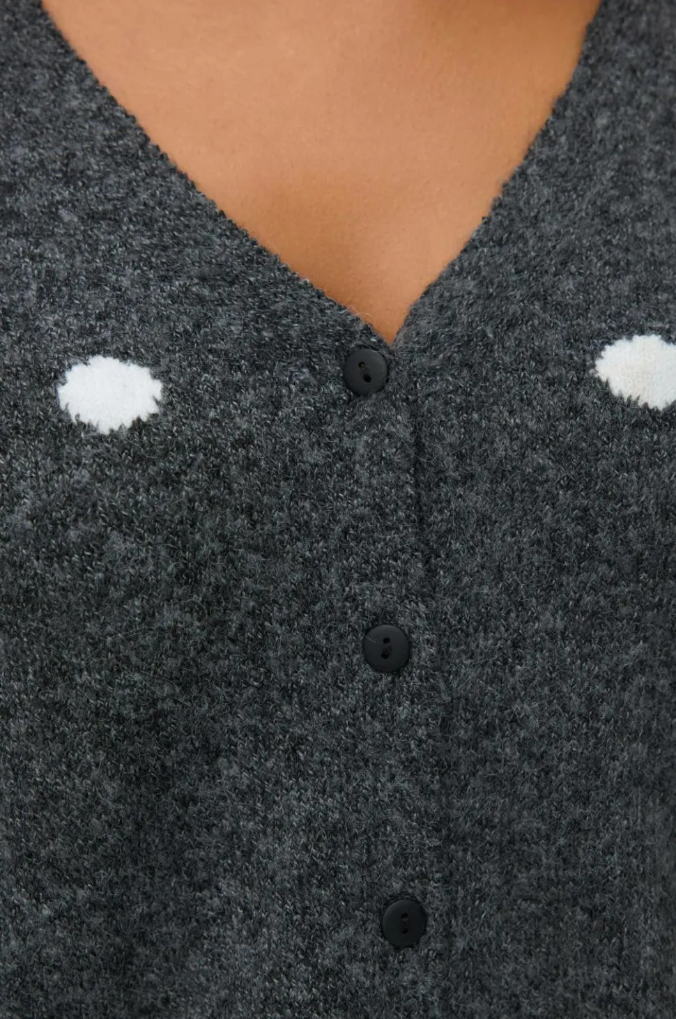 Vero Moda Cardigan vmDoffy Intarsia LS V-neck Cardi GA