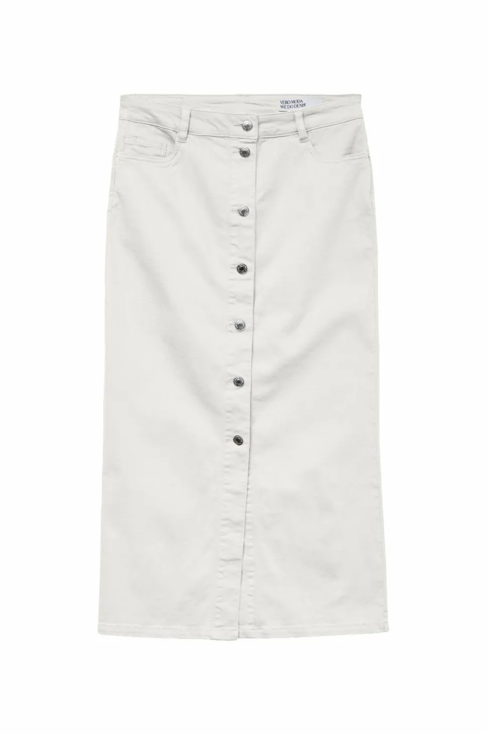 Vero Moda Cowboynederdel vmWild Alvida Button HR 7/8 Clr Sk