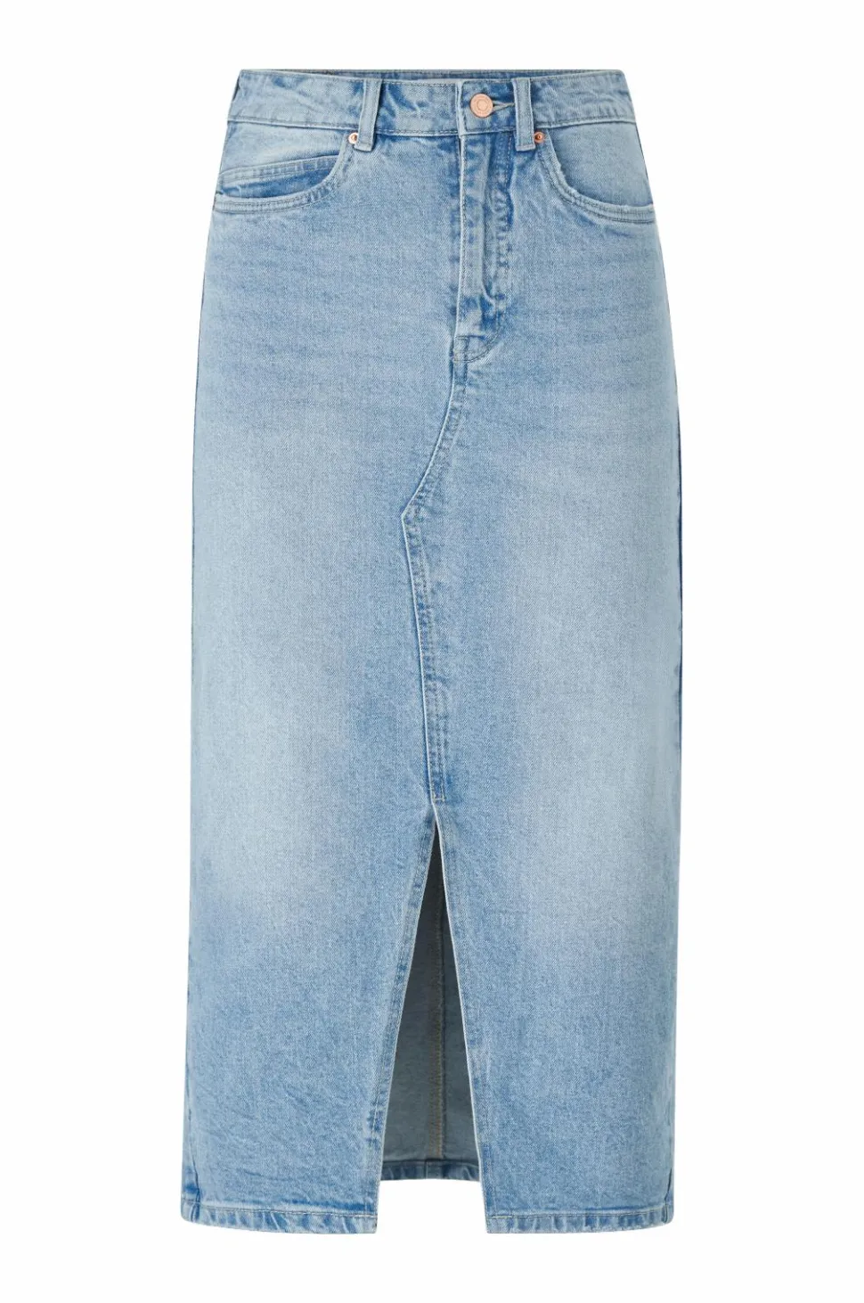 Vero Moda Cowboynederdel vmVeri HR Calf Denim Skirt