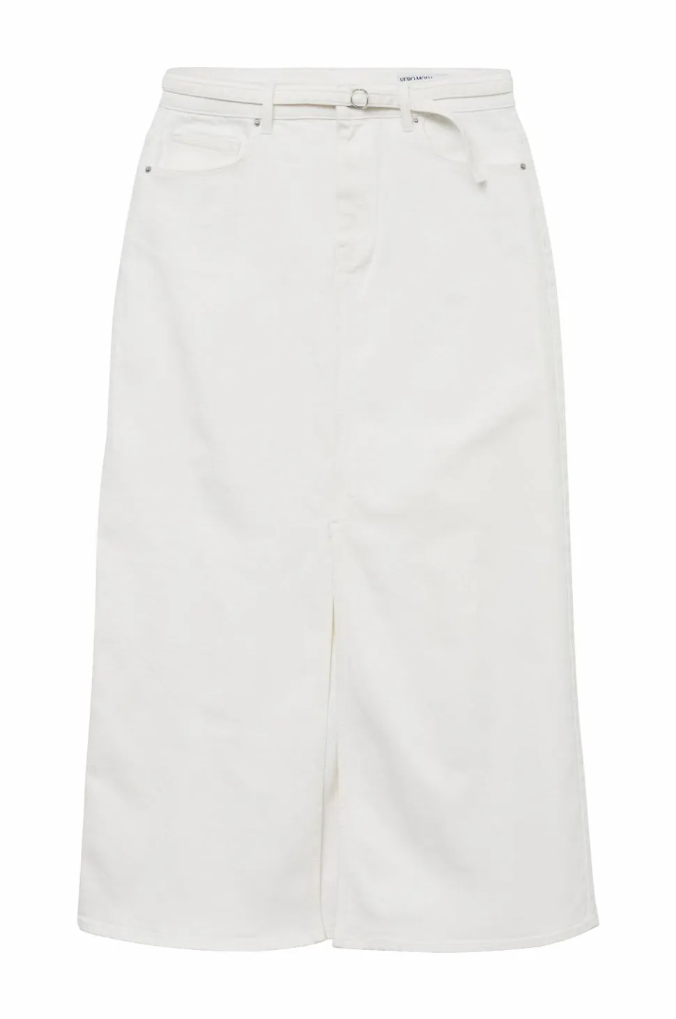 Vero Moda Maxi nederdel vmLizzy HR Belt Long Slit Dnm Skirt