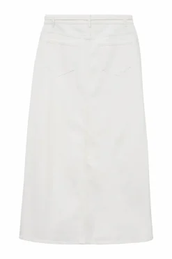 Vero Moda Maxi nederdel vmLizzy HR Belt Long Slit Dnm Skirt