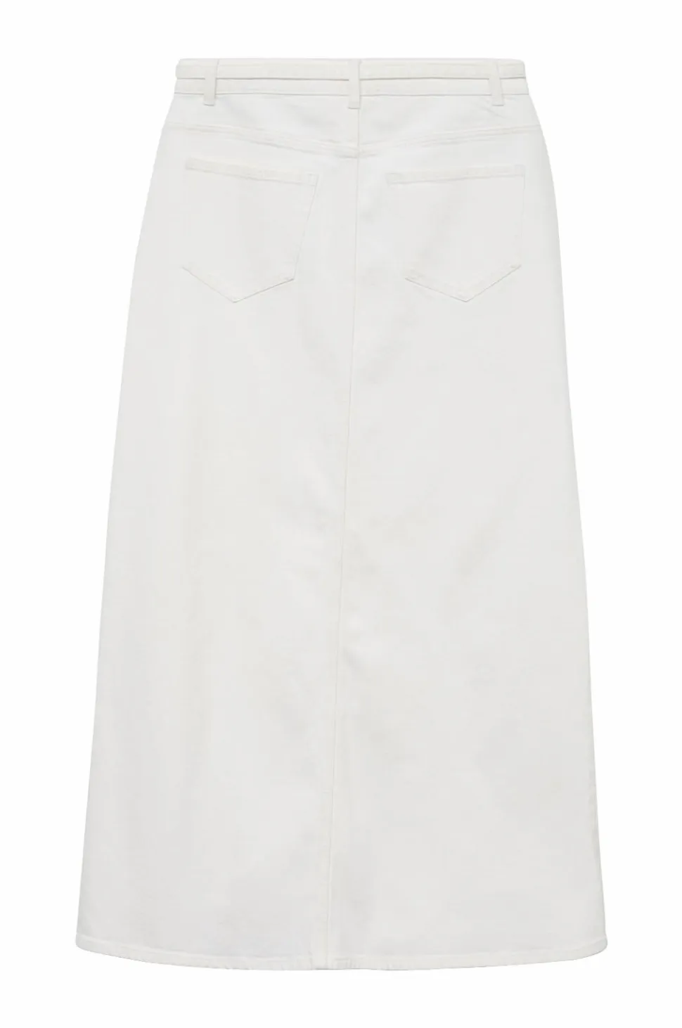 Vero Moda Maxi nederdel vmLizzy HR Belt Long Slit Dnm Skirt