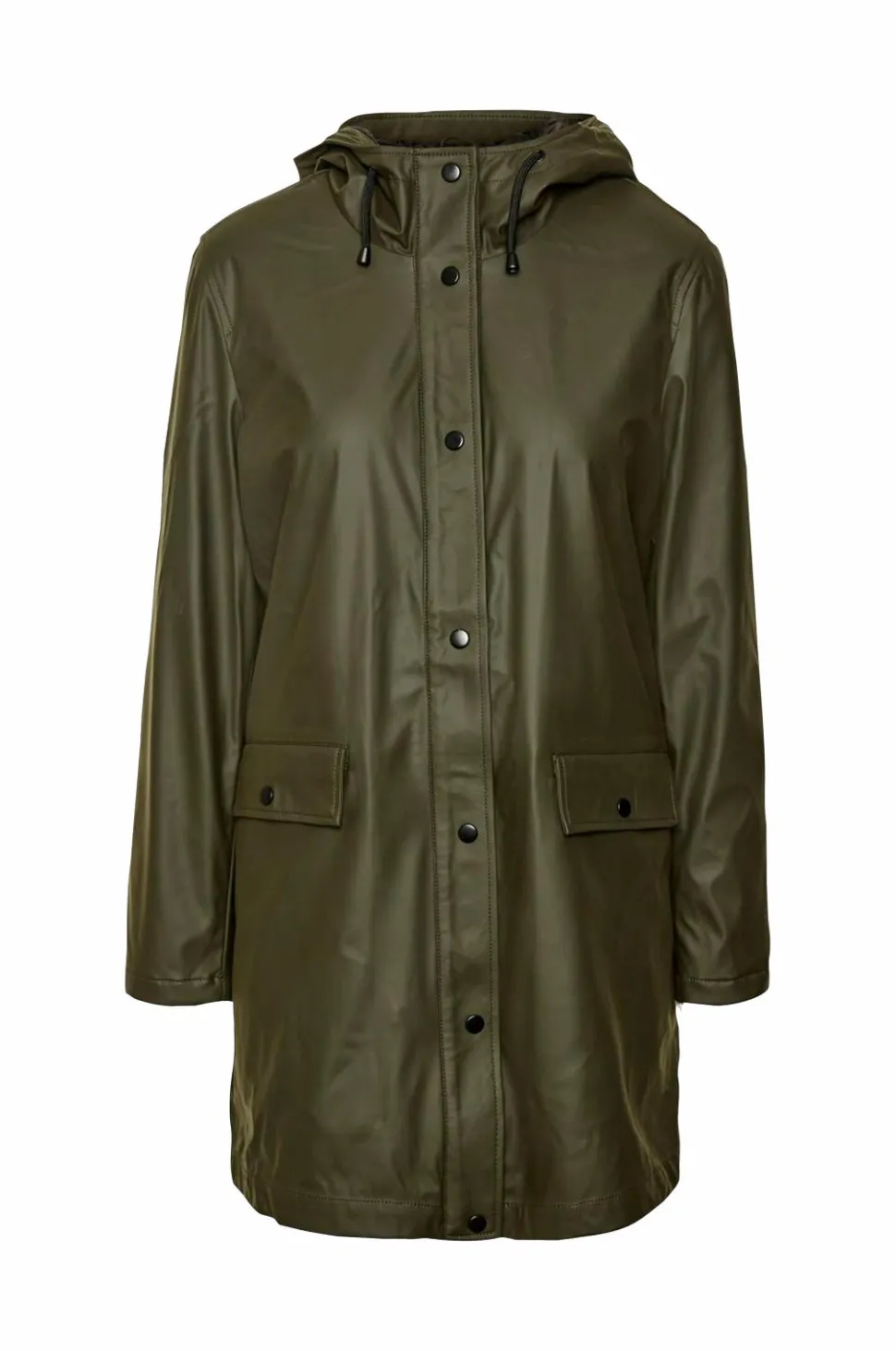 Vero Moda Regnjakke vmAsta 3/4 Teddy Coated Jacket Noos