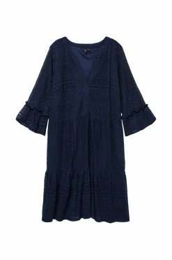 Vero Moda Curve Blondetunika vmHoney Lace 3/4 V-neck Tunic Wvn
