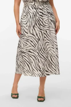 Vero Moda Curve Maxi nederdel vmcDora Desy MW Ankle Skirt