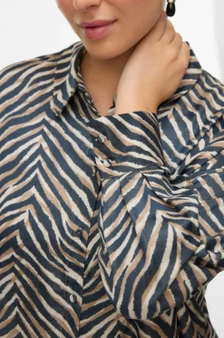 Vero Moda Curve Skjorte vmcVina Sonya LS Shirt Wvn GA Cur