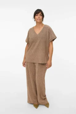 Vero Moda Curve Top vmcHoxanne S/S V-neck