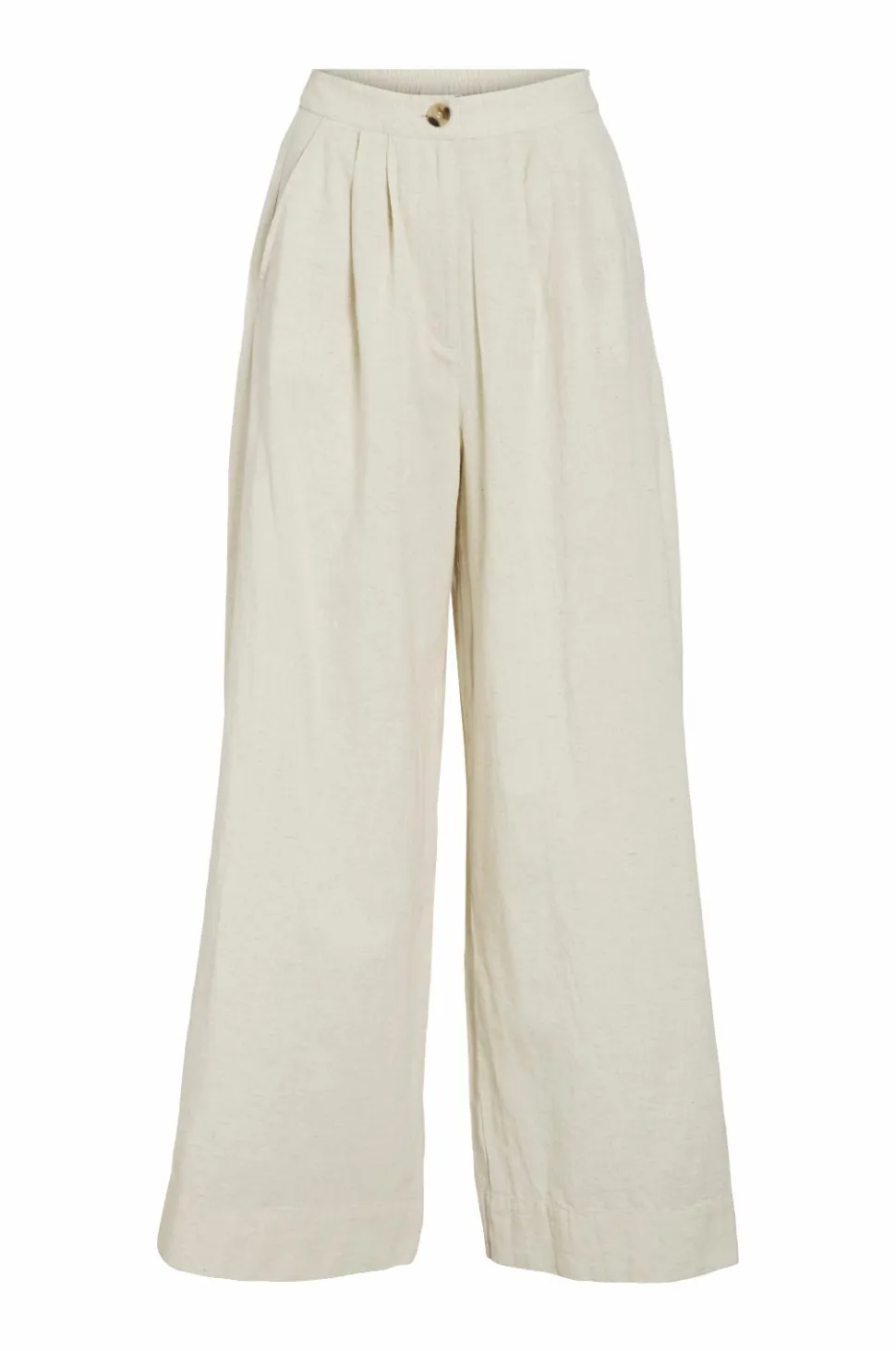 Vila Bukser vitni HW Wide Pants