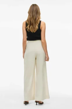 Vila Bukser vitni HW Wide Pants