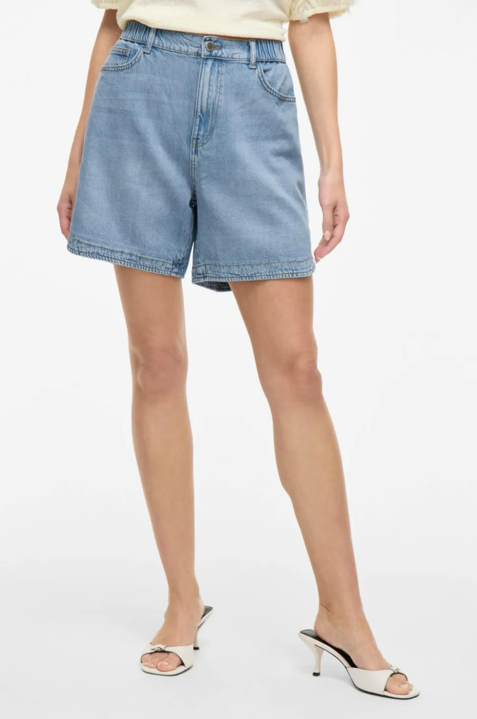 Vila Denimshorts viKiki HW Denim Shorts Lbd
