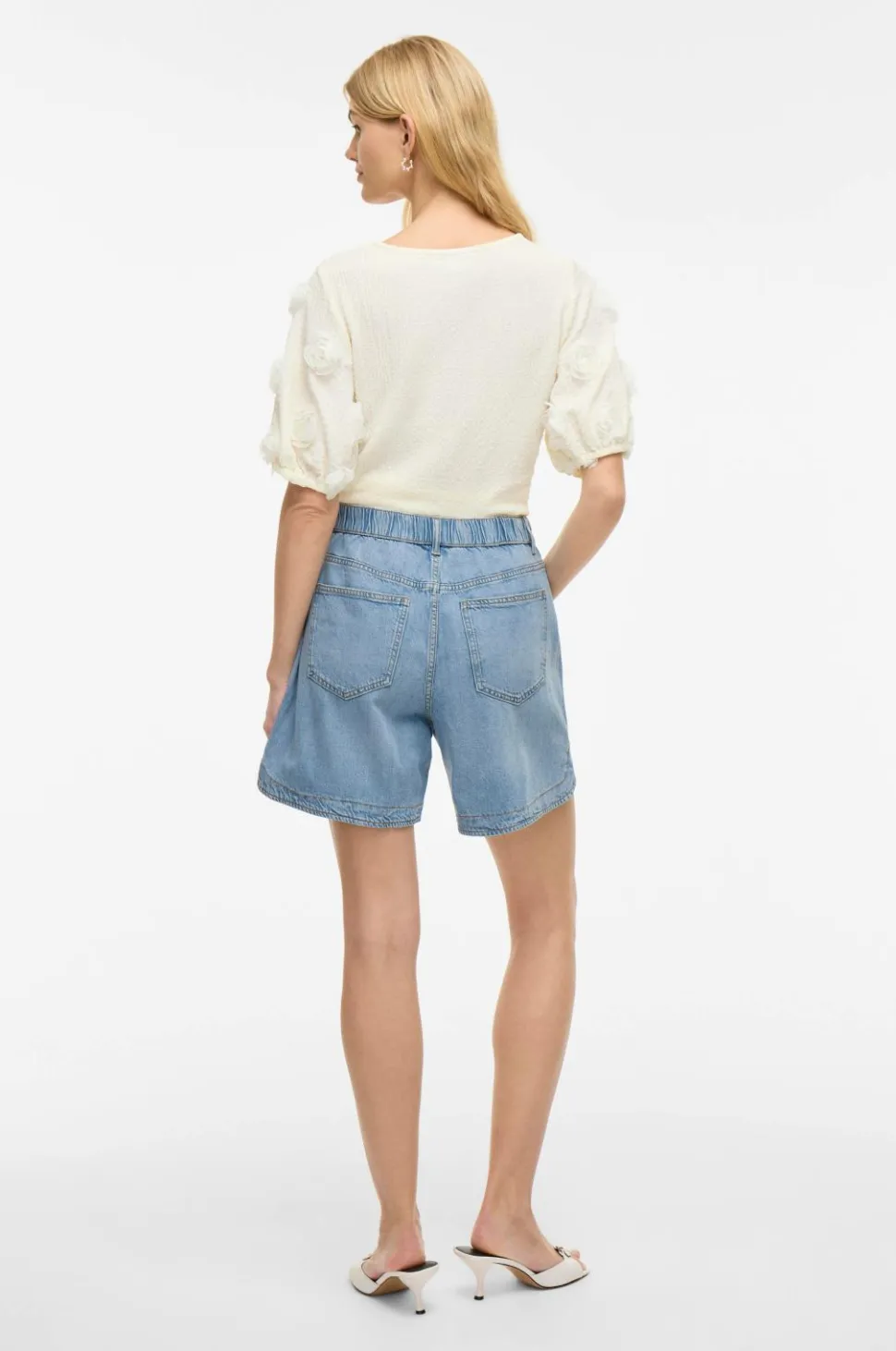 Vila Denimshorts viKiki HW Denim Shorts Lbd