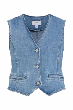 Vila Denimvest viEnya New Denim Vest #5