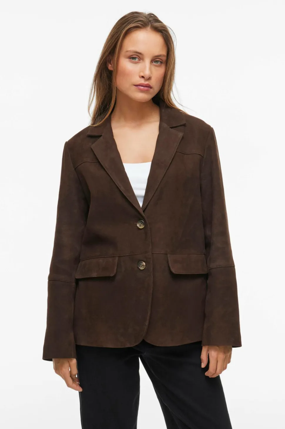 Vila Habitjakke viIda L/S Suede Blazer
