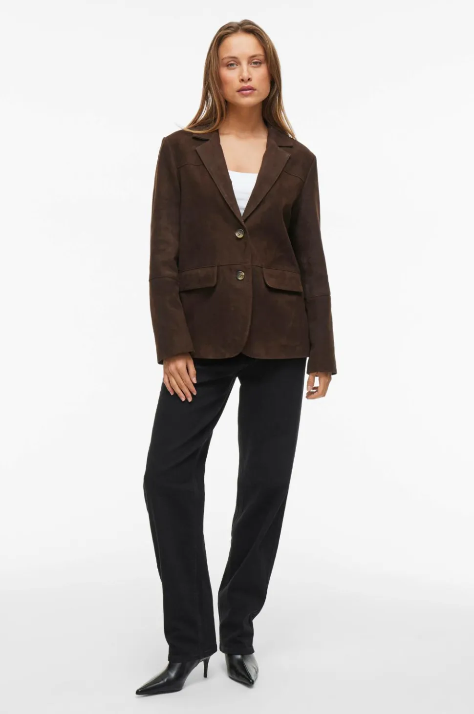Vila Habitjakke viIda L/S Suede Blazer