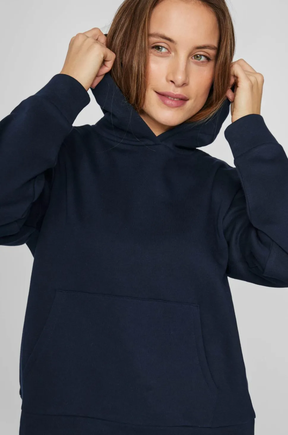 Vila Hættetrøje viHuris L/s Loose Sweat Hoodie/pb