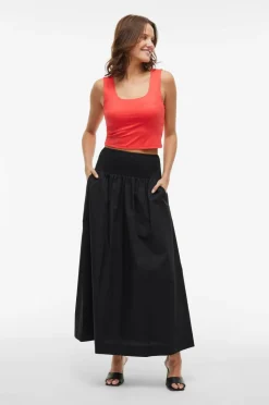 Vila Maxi nederdel viMia HW Maxi Skirt