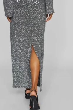 Vila Pailletnederdel viSanadu HW Glitter Maxi Skirt