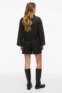 Vila Shorts viMerinda Crochet HW Shorts