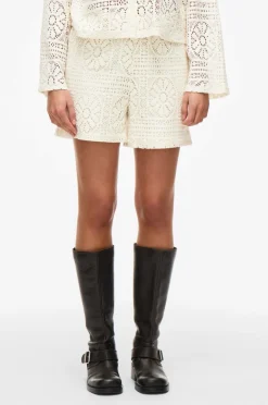Vila Shorts viMerinda Crochet HW Shorts