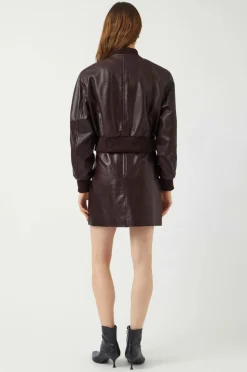 YAS Læderjakke yasKala LS Short