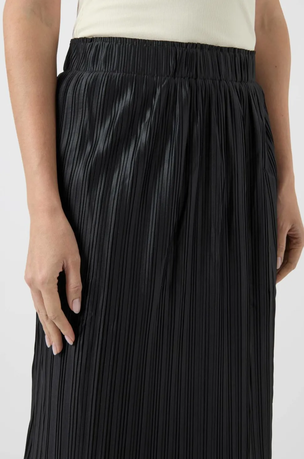 YAS Nederdel yasRiva HW Midi Skirt