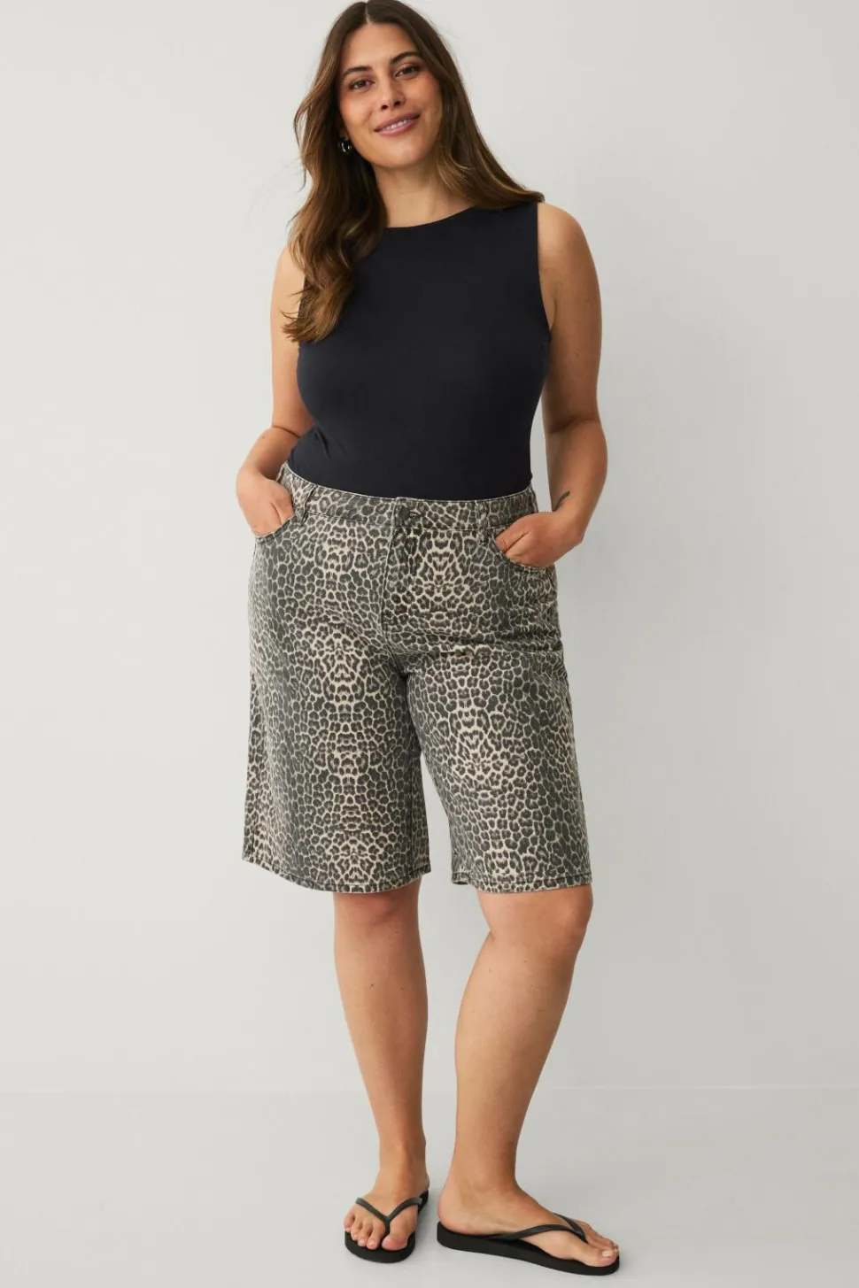 Zizzi Denimshorts jLeona Bermuda Shorts