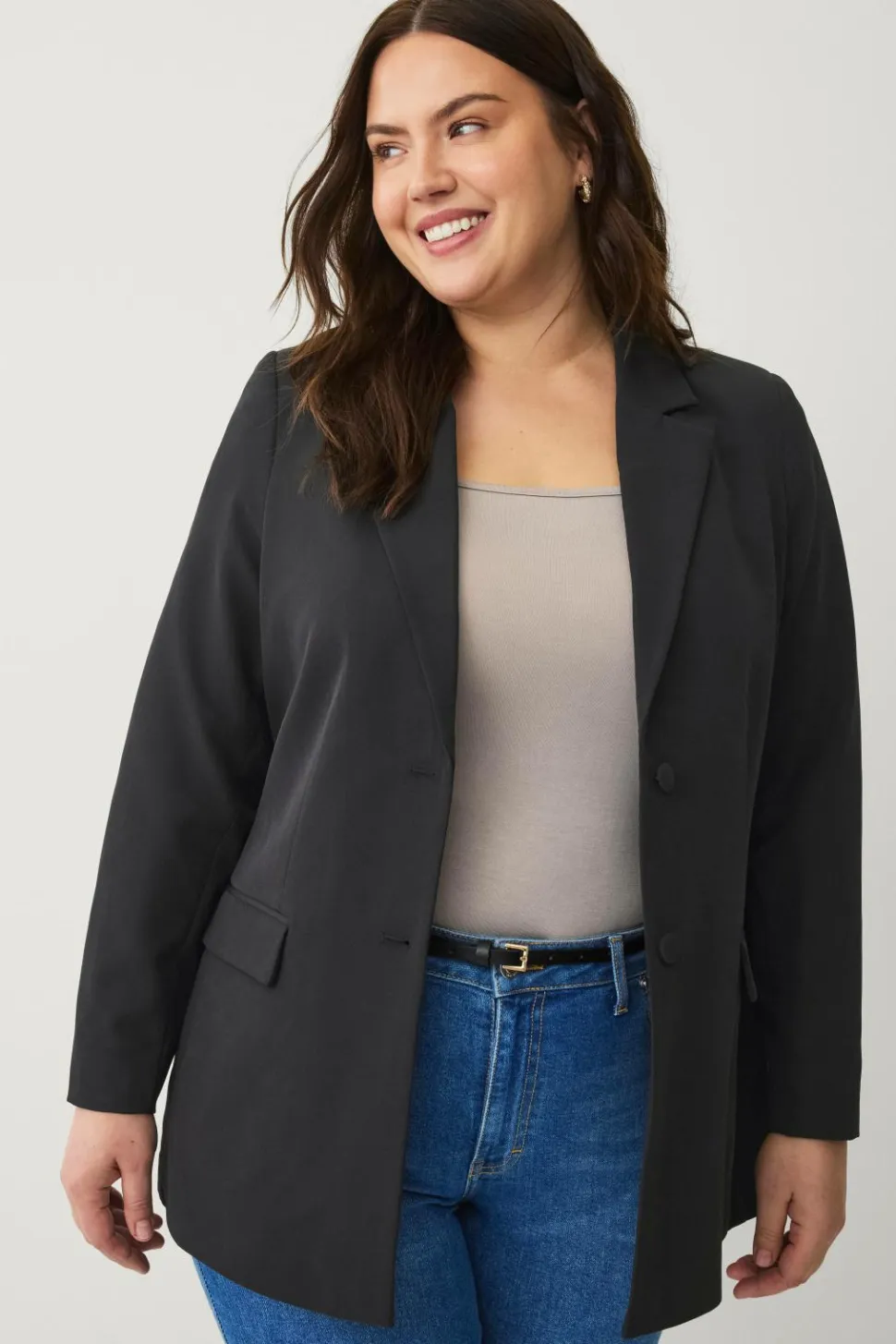 Zizzi Habitjakke caKaisa L/S Blazer