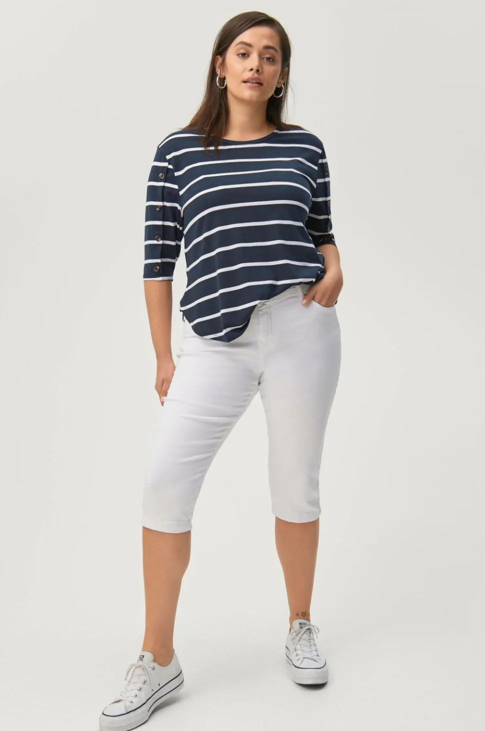 Zizzi Jeans Amy Capri