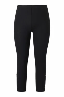Zizzi Leggings Leggings 3/4 Button