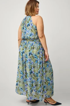 Zizzi Maxi kjole eLavrin S/L Maxi Dress