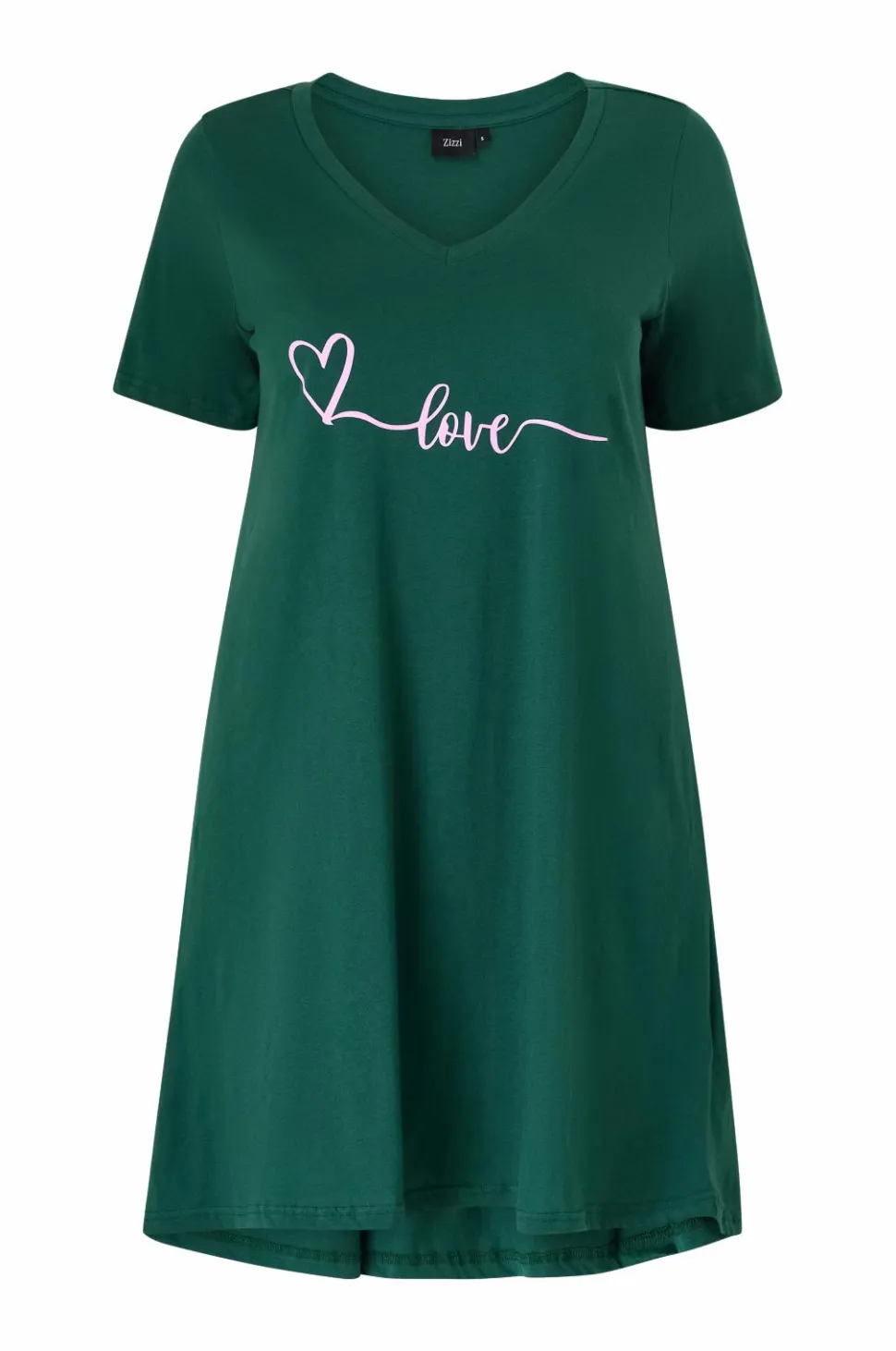 Zizzi Natkjole mAlba S/S Blk Dress