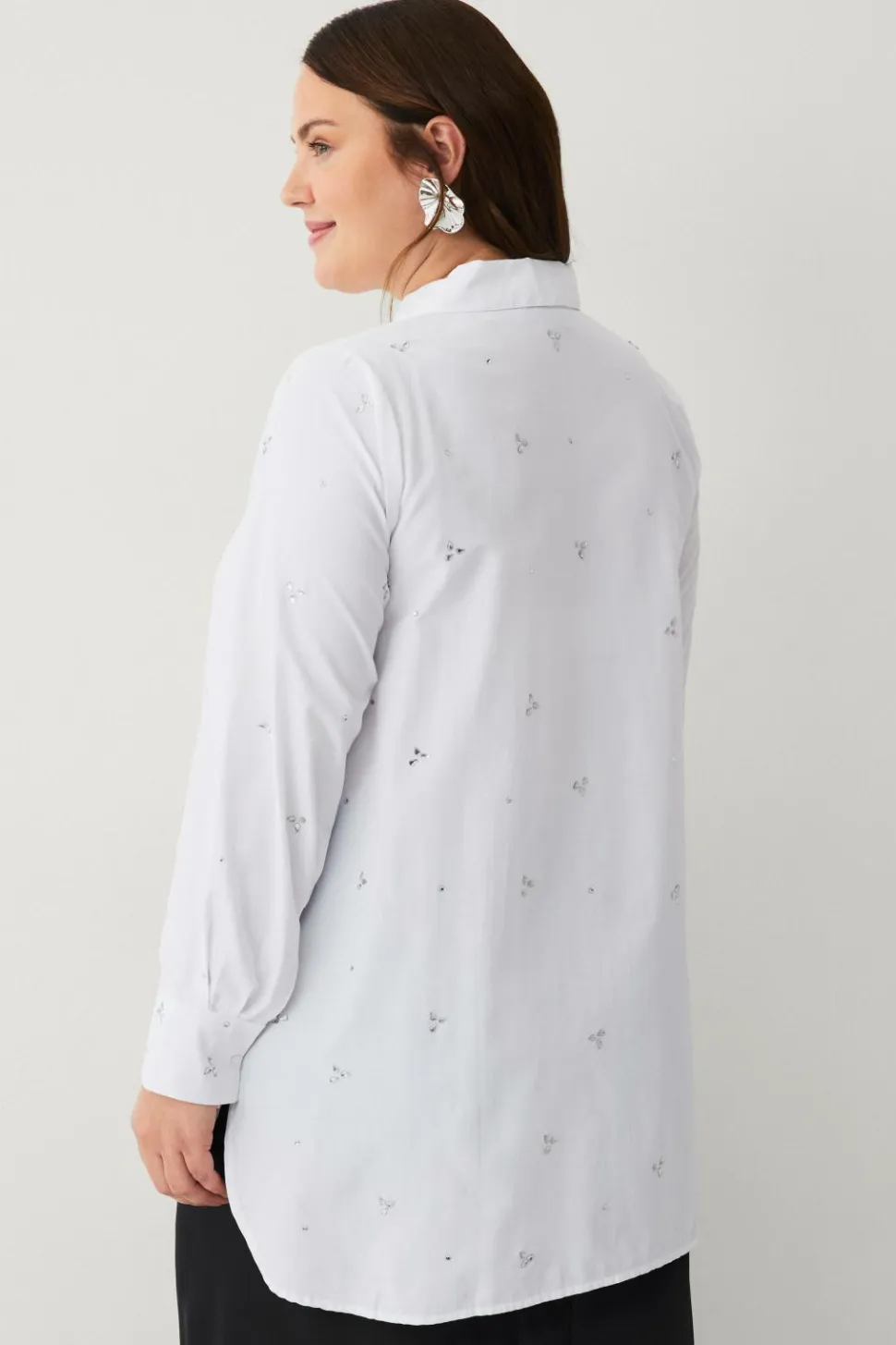 Zizzi Skjorte mJenna L/S Shirt