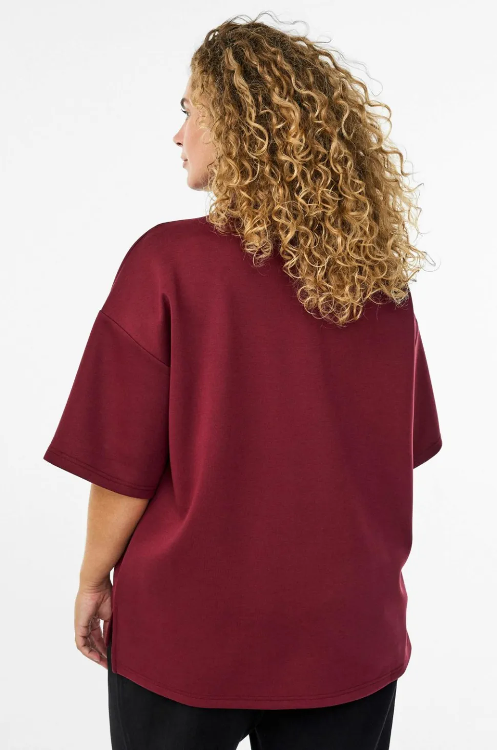 Zizzi Sweatshirt caKatalina 1/2 Zip