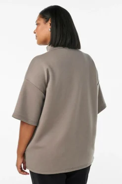 Zizzi Sweatshirt caKatalina 1/2 Zip