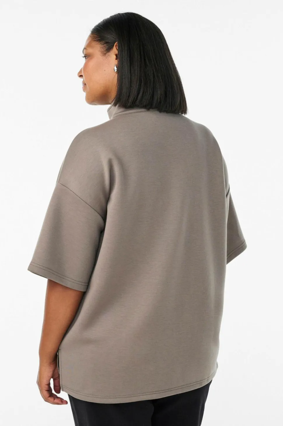 Zizzi Sweatshirt caKatalina 1/2 Zip