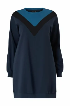 Zizzi Tunika vKathleen L/S Long Sweat